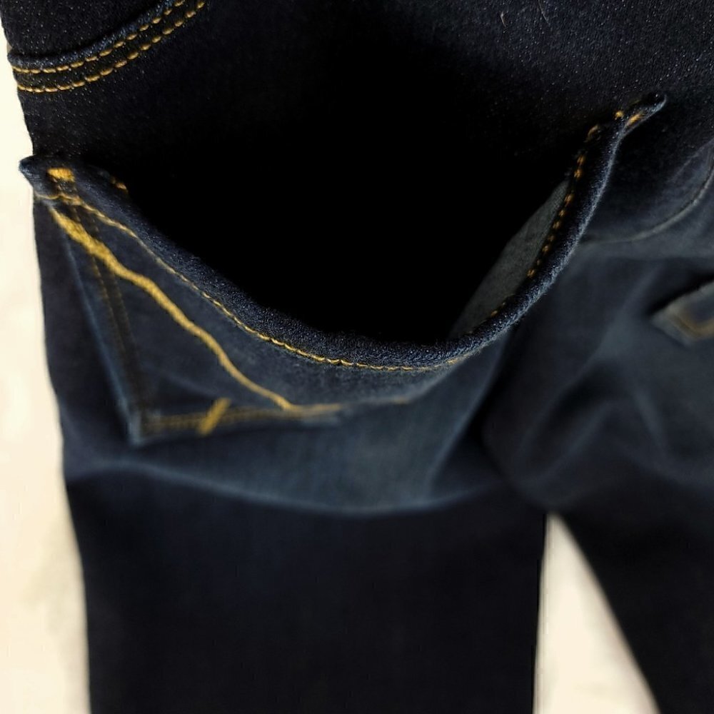 Kaos Italian NWT Women's 25 Straight Blue Jeans HIJBL027 RN# 145736 Flexible - Picture 16 of 16